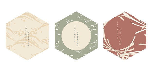 Premium Vector | Collection of japanese design