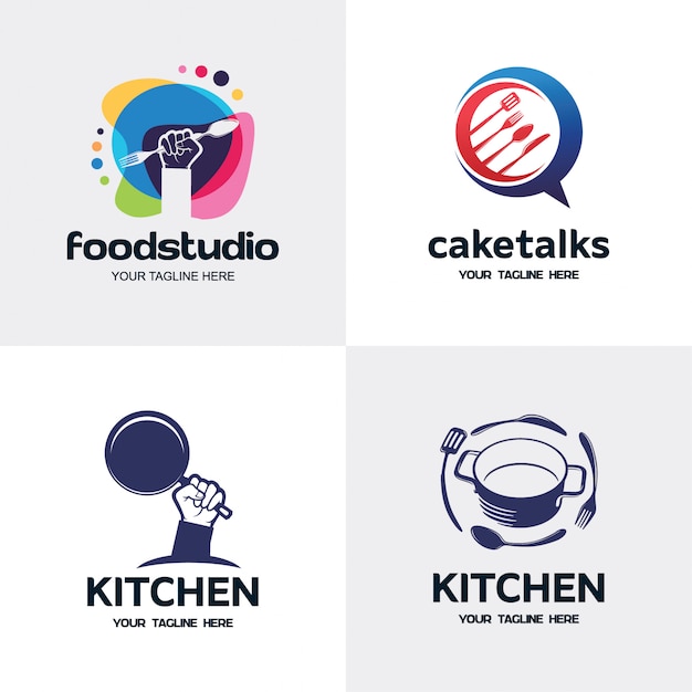 Download Free Collection Of Kitchen Logo Set Design Template Premium Vector Use our free logo maker to create a logo and build your brand. Put your logo on business cards, promotional products, or your website for brand visibility.