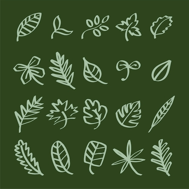 leaf doodle