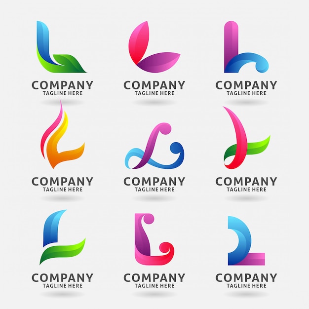 Download Free Collection Of Letter L Modern Logo Design Premium Vector Use our free logo maker to create a logo and build your brand. Put your logo on business cards, promotional products, or your website for brand visibility.