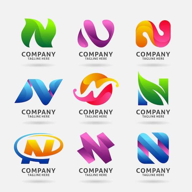 Download Free Collection Of Letter N Modern Logo Design Premium Vector Use our free logo maker to create a logo and build your brand. Put your logo on business cards, promotional products, or your website for brand visibility.