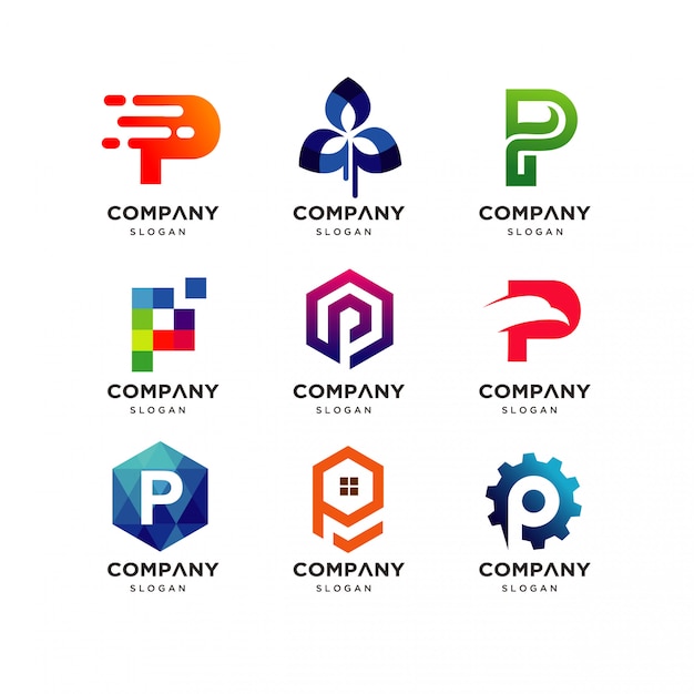 Download Free Collection Of Letter P Logo Design Templates Premium Vector Use our free logo maker to create a logo and build your brand. Put your logo on business cards, promotional products, or your website for brand visibility.