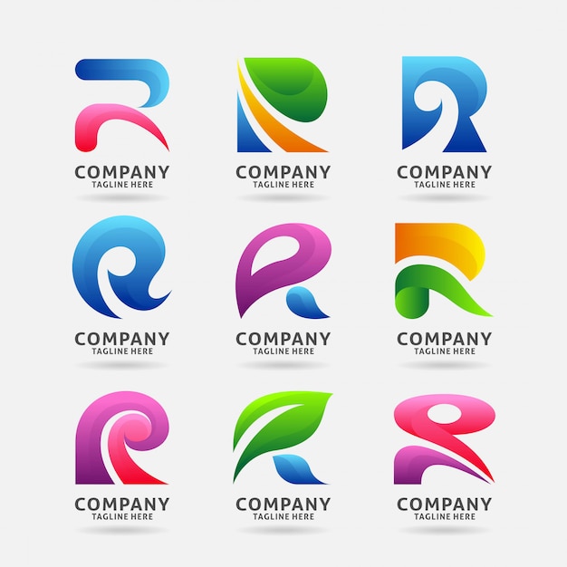 Download Free Collection Of Letter R Modern Logo Design Premium Vector Use our free logo maker to create a logo and build your brand. Put your logo on business cards, promotional products, or your website for brand visibility.