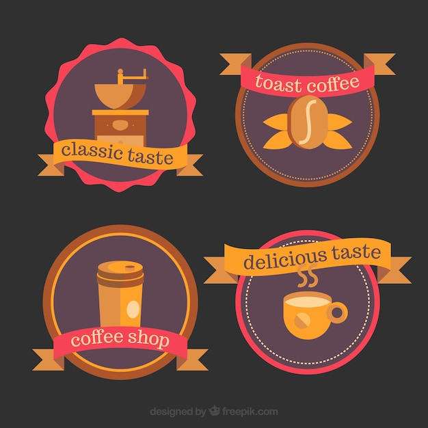 Download Free Collection Of Logos For Coffee Shops Free Vector Use our free logo maker to create a logo and build your brand. Put your logo on business cards, promotional products, or your website for brand visibility.