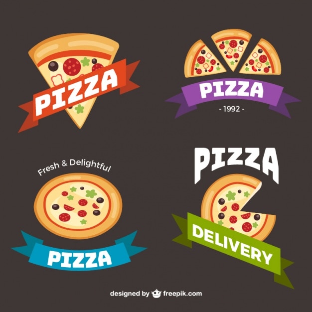 Download Free Download Free Collection Of Logos With Pizza Slices Vector Freepik Use our free logo maker to create a logo and build your brand. Put your logo on business cards, promotional products, or your website for brand visibility.
