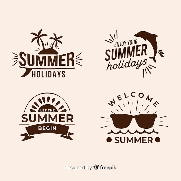 Download Free Collection Of Minimalist Summer Logos Free Vector Use our free logo maker to create a logo and build your brand. Put your logo on business cards, promotional products, or your website for brand visibility.