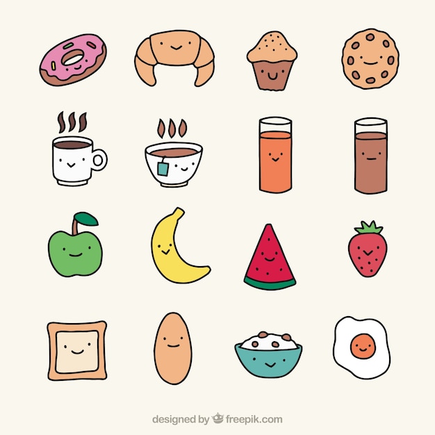 Free Vector | Collection of nice foodstuff