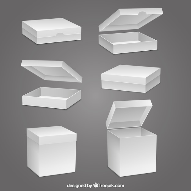 Download Collection of blank boxes Vector | Free Download