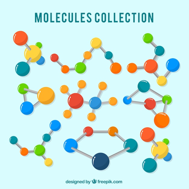 Collection of colored molecule