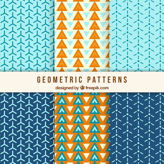 Collection of geometric patterns