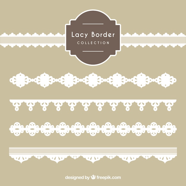 Download Collection of lace border Vector | Free Download