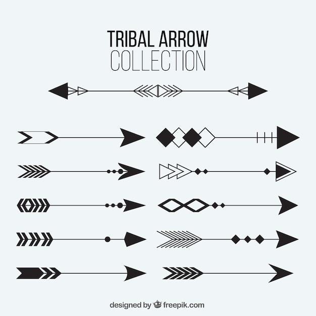 Collection Of Tribal Arrows Vector Free Download 7258