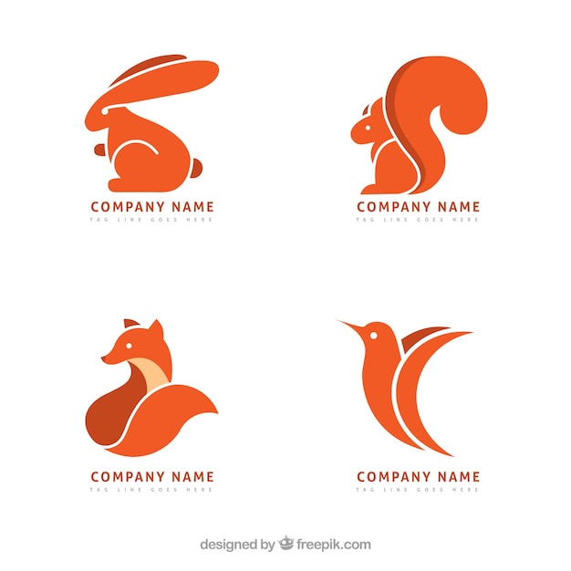 Download Free Collection Of Orange Logos In Animal Shapes Free Vector Use our free logo maker to create a logo and build your brand. Put your logo on business cards, promotional products, or your website for brand visibility.