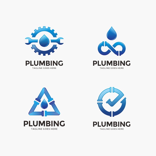 Download Free Collection Of Plumbing Water Logo Design Template Premium Vector Use our free logo maker to create a logo and build your brand. Put your logo on business cards, promotional products, or your website for brand visibility.