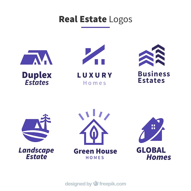 Download Free Download This Free Vector Collection Of Real Estate Logos Use our free logo maker to create a logo and build your brand. Put your logo on business cards, promotional products, or your website for brand visibility.