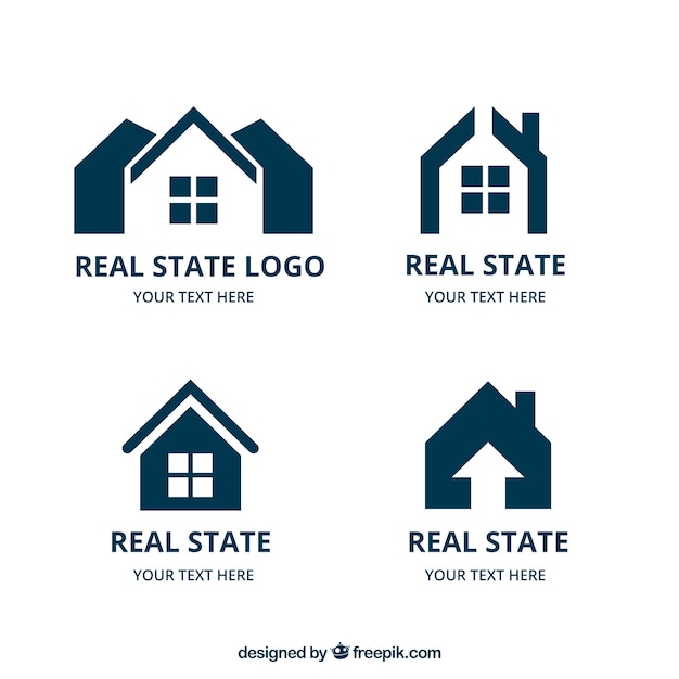 Download Free Collection Of Real Estate Logos Free Vector Use our free logo maker to create a logo and build your brand. Put your logo on business cards, promotional products, or your website for brand visibility.