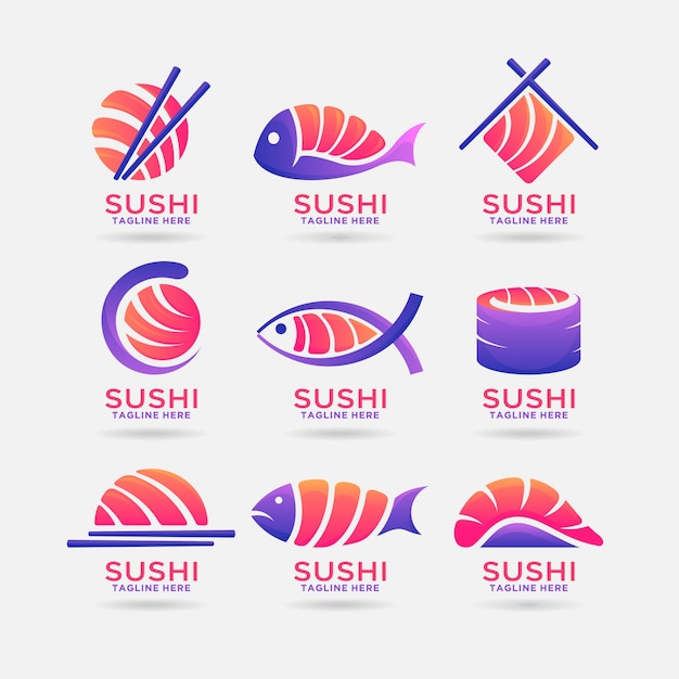 Download Free Collection Of Sushi Logo Design Premium Vector Use our free logo maker to create a logo and build your brand. Put your logo on business cards, promotional products, or your website for brand visibility.