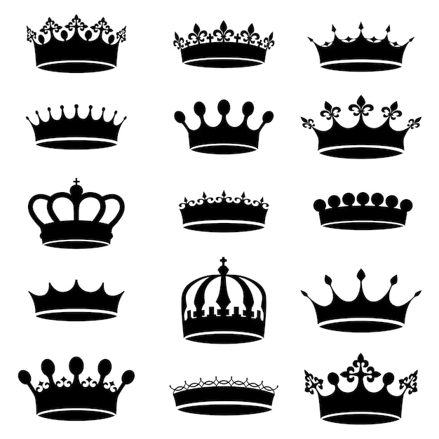Download Free Collection Of Vector Vintage Antique Crown Simple Black And White Use our free logo maker to create a logo and build your brand. Put your logo on business cards, promotional products, or your website for brand visibility.
