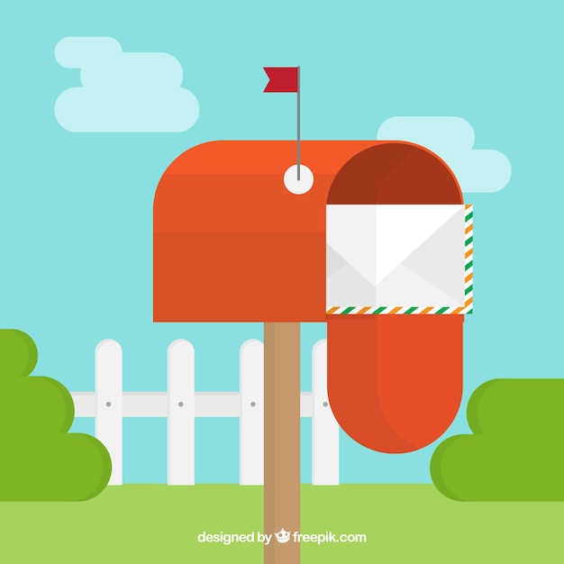 Free Vector | Collection of vintage mailboxes in flat design