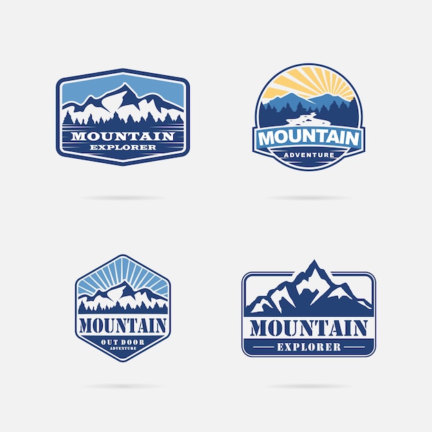 Download Free Collection Of Vintage Mountain Logo Design Premium Vector Use our free logo maker to create a logo and build your brand. Put your logo on business cards, promotional products, or your website for brand visibility.