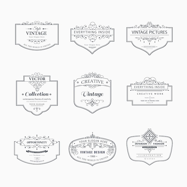 Download Free Collection Of Vintage Patterns Flourishes Calligraphic Ornaments Use our free logo maker to create a logo and build your brand. Put your logo on business cards, promotional products, or your website for brand visibility.
