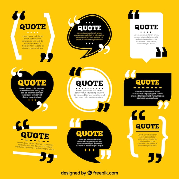 Download Quote Vectors, Photos and PSD files | Free Download