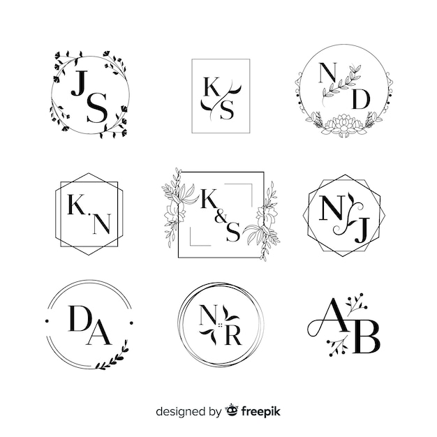 Free Free Wedding Monogram Svg Free 124 SVG PNG EPS DXF File