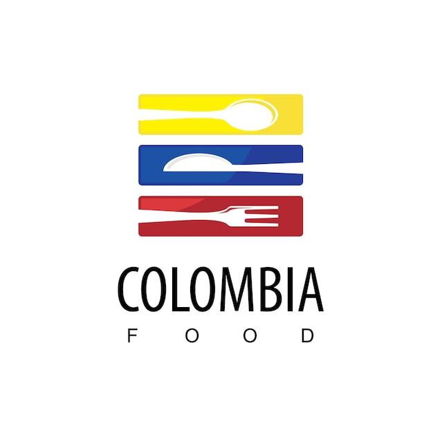 Premium Vector | Colombia food restaurant logo