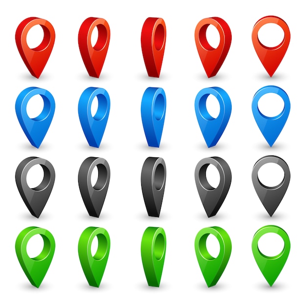 Download Free Color 3d Map Pins Place Location And Destination Icons Premium Use our free logo maker to create a logo and build your brand. Put your logo on business cards, promotional products, or your website for brand visibility.