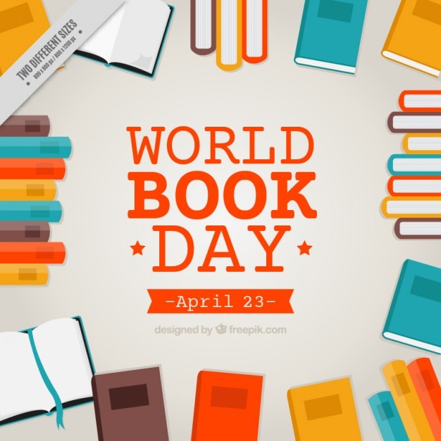 Download Colored books background | Free Vector