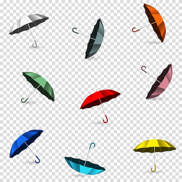 Download Free Colored Umbrellas On Transparent Premium Vector Use our free logo maker to create a logo and build your brand. Put your logo on business cards, promotional products, or your website for brand visibility.