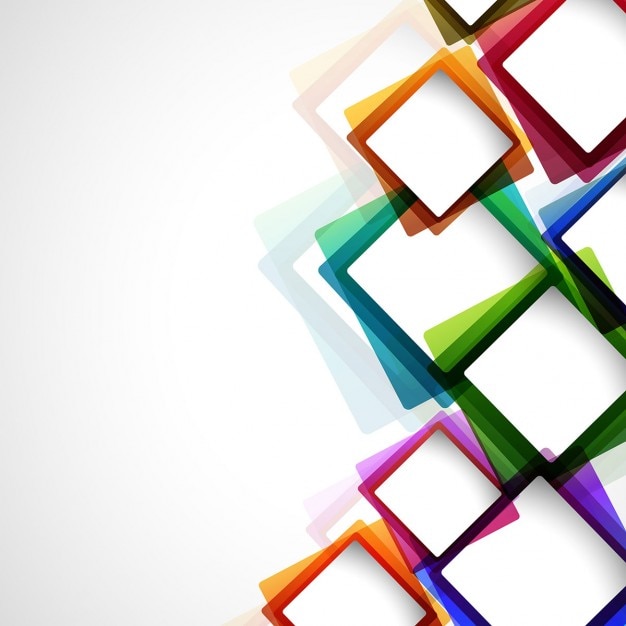 Free Vector | Colorful abstract background with squares