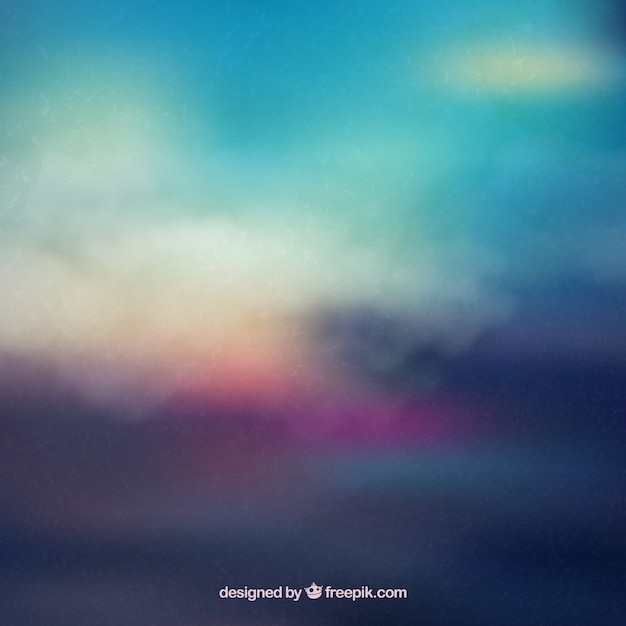 Colorful abstract sunset background