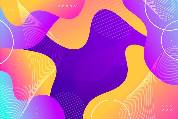 Free Vector Colorful Abstract Wallpaper Style