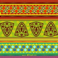 Colorful African Pattern Vector Free Download