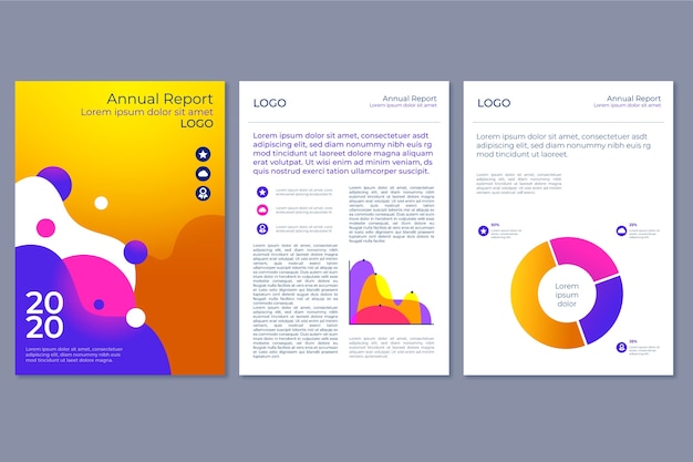 free-vector-colorful-annual-report-template-theme