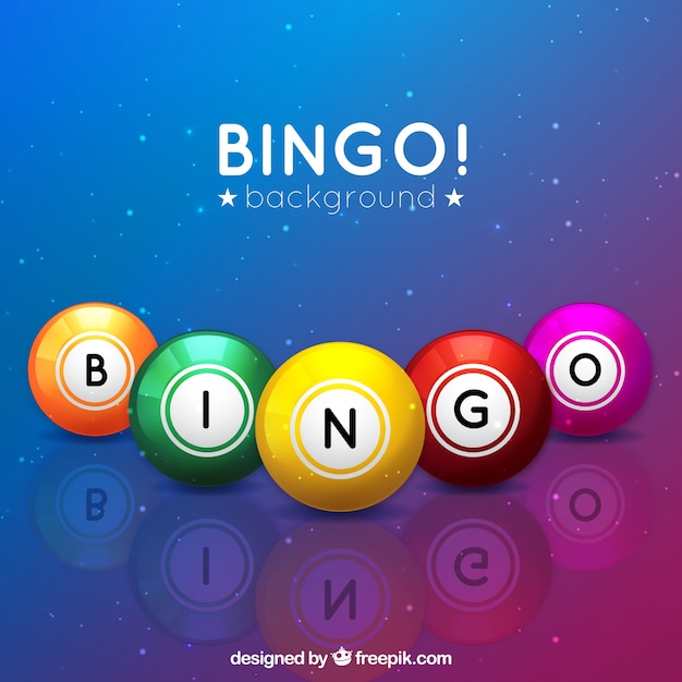 Free Vector | Colorful background of bingo ball