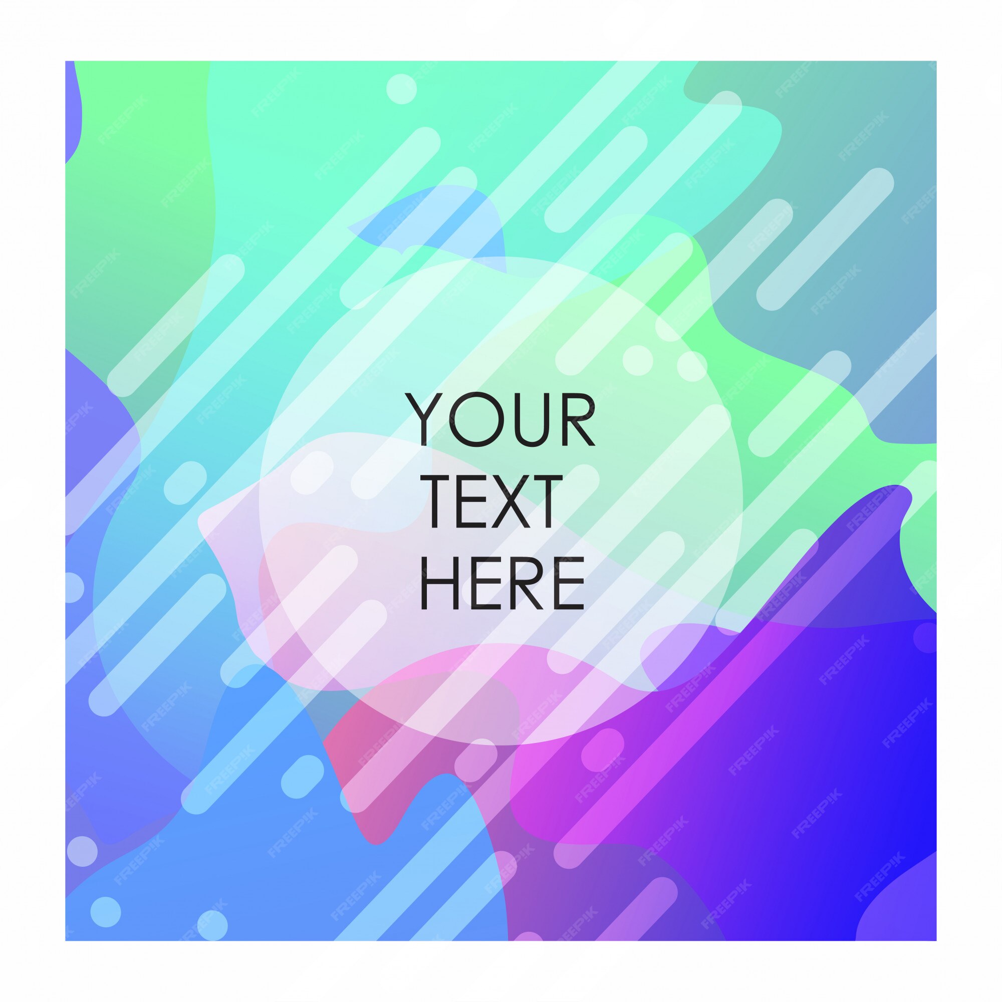 Premium Vector | Colorful background with typography design vector