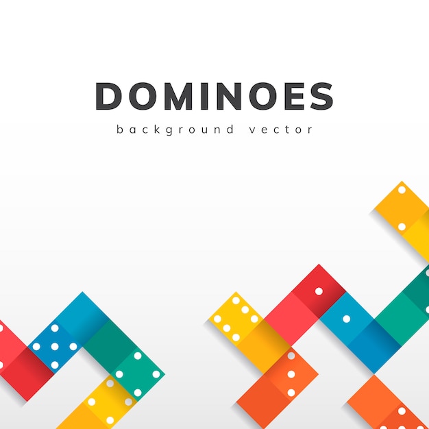 Colorful blocks on blank white background vector Free Vector