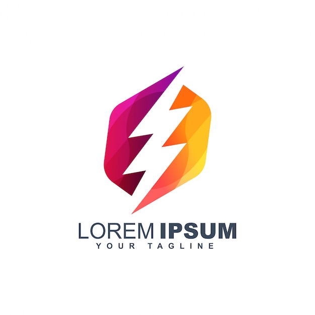 Download Free Colorful Bolt Abstract Logo Design Template Premium Vector Use our free logo maker to create a logo and build your brand. Put your logo on business cards, promotional products, or your website for brand visibility.