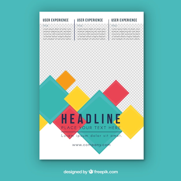 Free Vector | Colorful business cover template