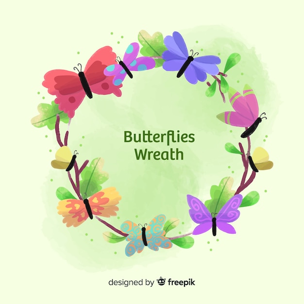 Free Free Butterfly Wreath Svg Free 141 SVG PNG EPS DXF File