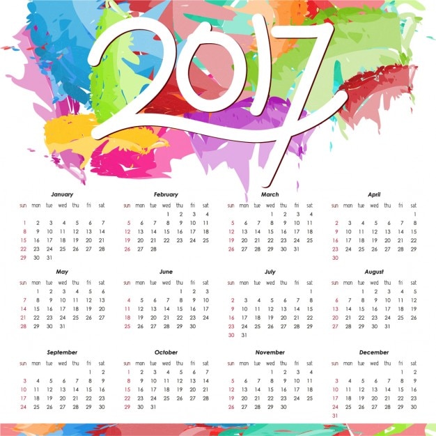 calendars for 2017 and 2017