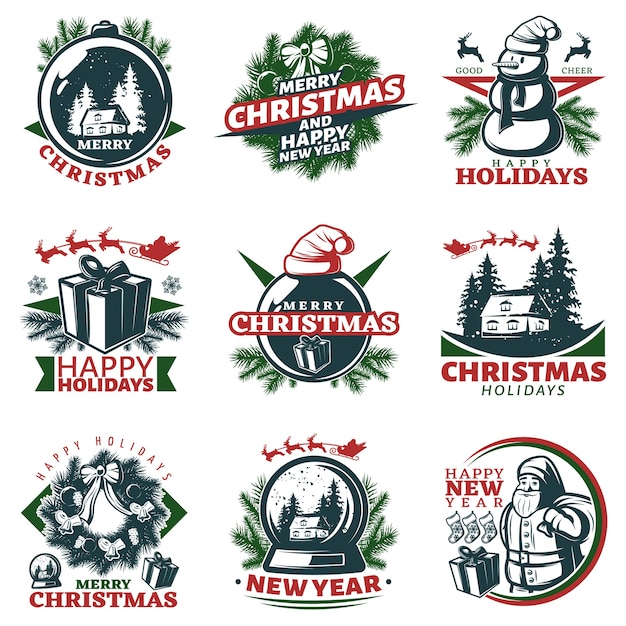 Christmas Round Logo