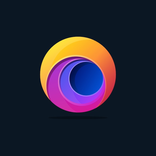 Download Free Colorful Circle Logo Template Premium Vector Use our free logo maker to create a logo and build your brand. Put your logo on business cards, promotional products, or your website for brand visibility.