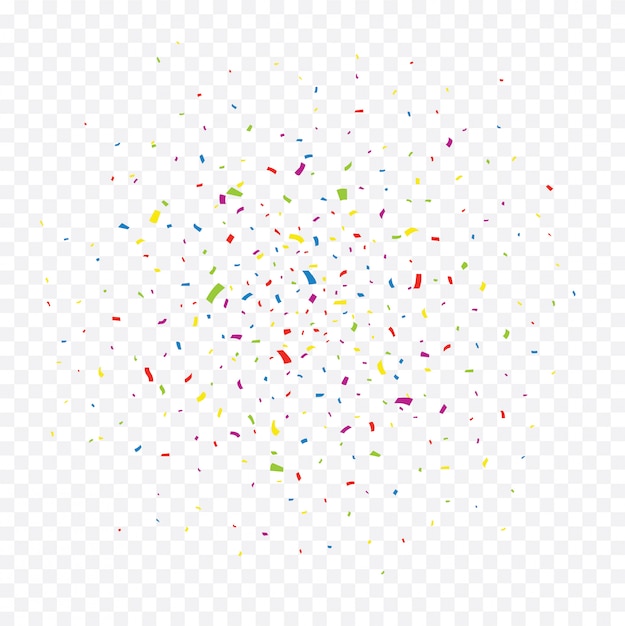 Premium Vector Colorful Confetti Isolated 0470