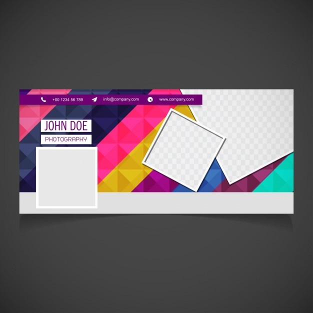 Free Vector | Colorful cover facebook