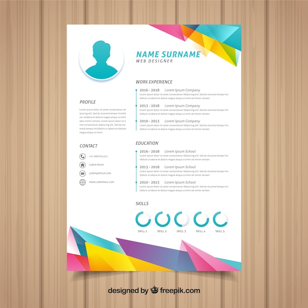 30+ Contoh Desain Curiculum Vitae (CV) Terbaik dan Menarik 