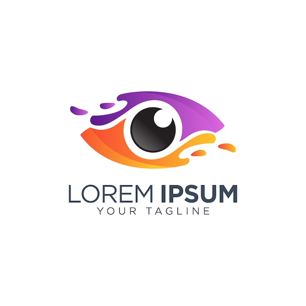 Download Free Colorful Eye Logo Template Premium Vector Use our free logo maker to create a logo and build your brand. Put your logo on business cards, promotional products, or your website for brand visibility.