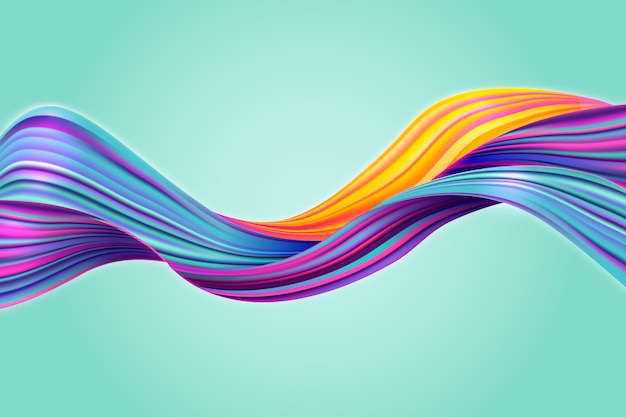 Colorful flow background | Free Vector